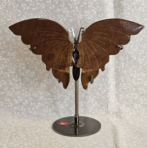 Jasper Crystal Butterfly On Stand